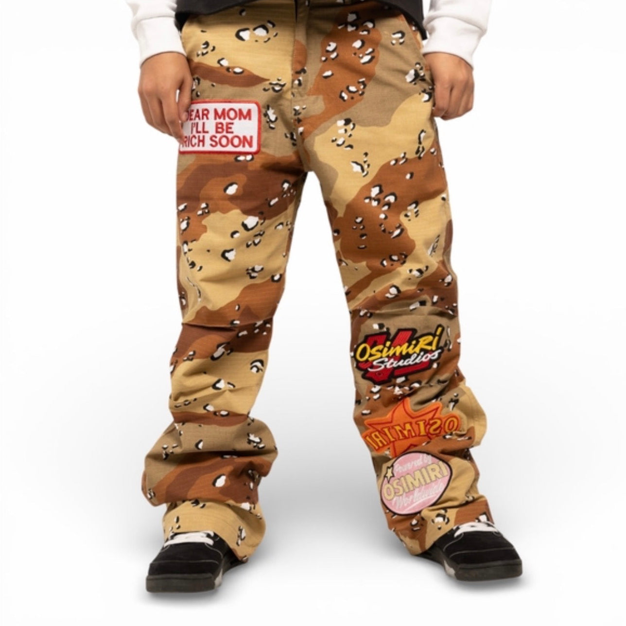 Patchwork Cargo Pants