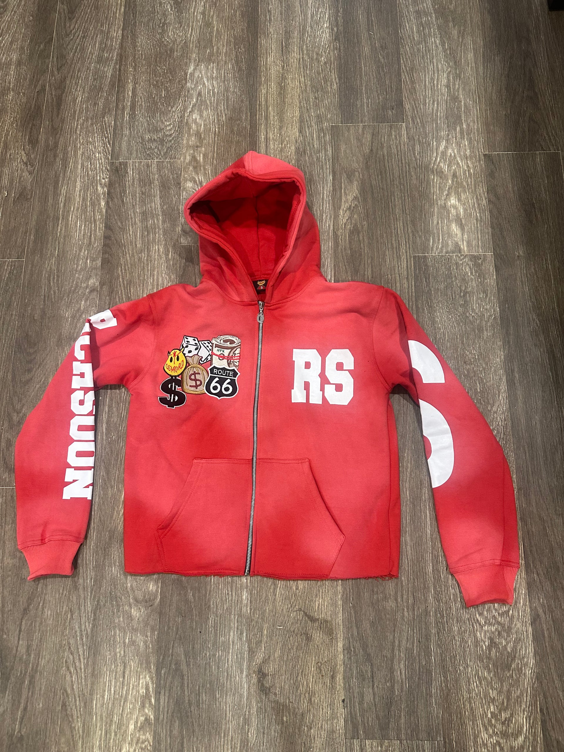 OsiWorld Rich Soon Patch Zip Ups