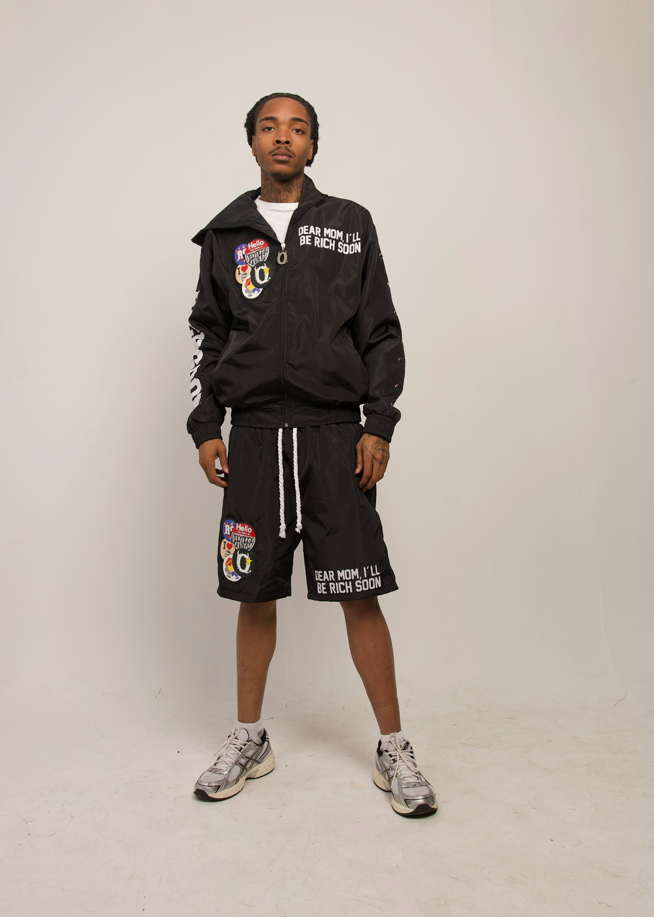 DMIBRS Windbreaker Shorts Set