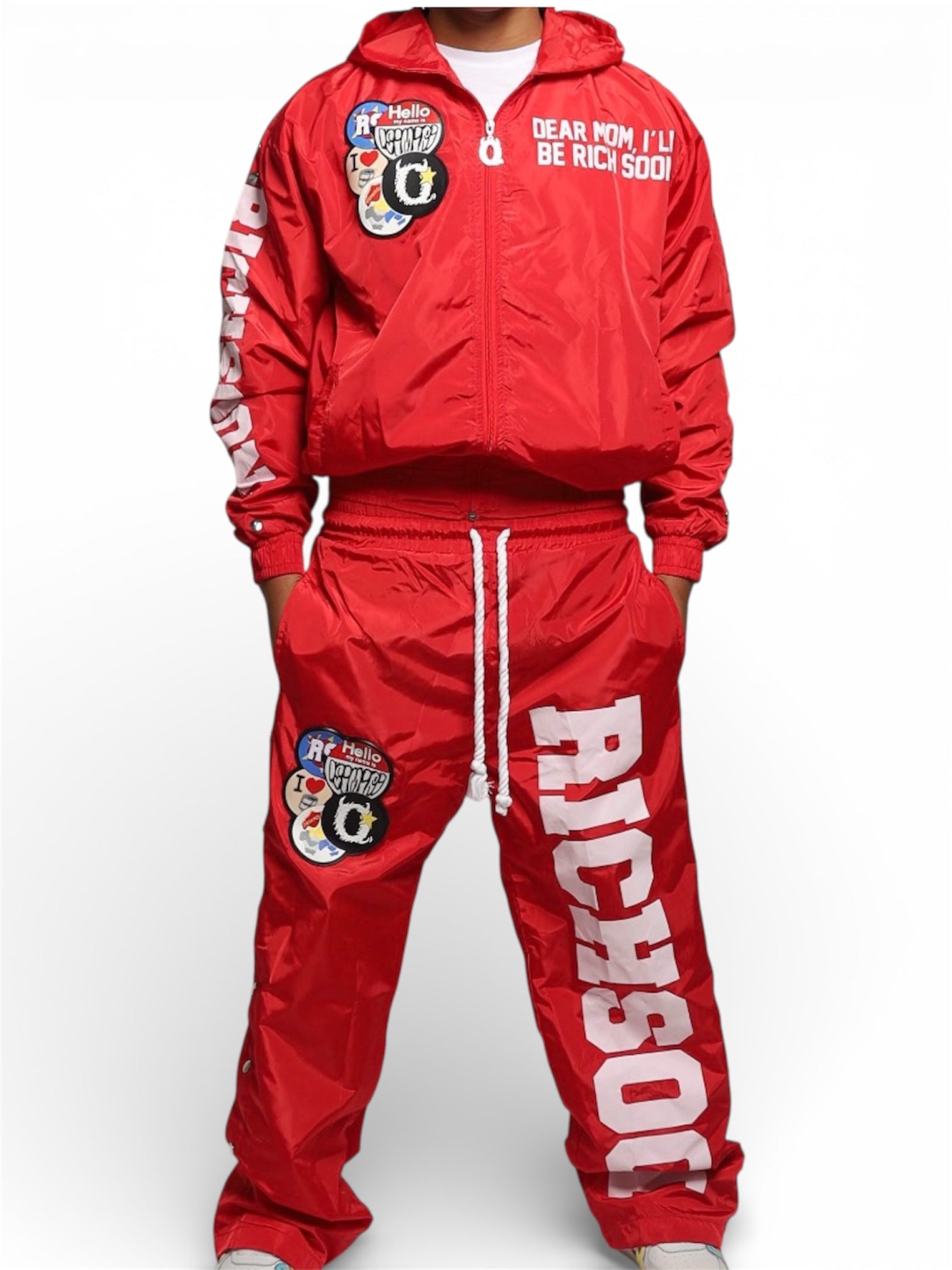 Dear Mom I’ll Be Rich Soon Windbreaker Sets